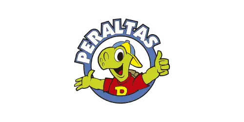 Logo do Acampamento Peraltas, em Brotas, cliente da agência Coquetel Criativo, especializada em marketing e branding.