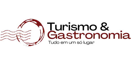 Logo do portal Turismo e Gastronomia, cliente da agência Coquetel Criativo, especializada em marketing e branding.