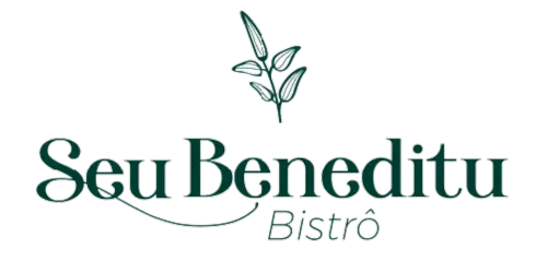 Logo do Bistrô Seu Beneditu, em Santo Antônio do Pinhal cliente da agência Coquetel Criativo, especializada em marketing e branding.